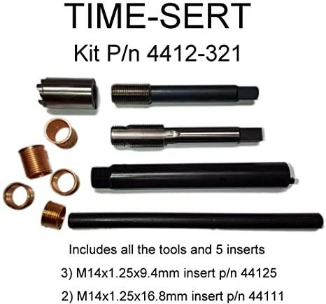 Tiempo-sert M14x1.25 Spark Plug Kit De Reparación De Roscas