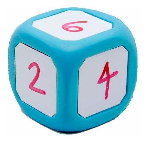 Hand2mind Dados Pequeños De Plástico Para Escribir Y Limpiar