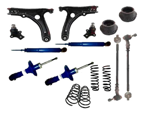 Kit Horquillas Amortig Resortes Bieletas Golf Jetta A3 93-99