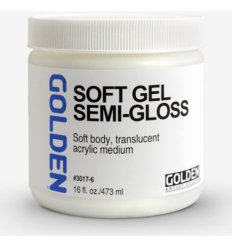 Golden Acryl Med - Gel Suave Semibrillante Transparente De .