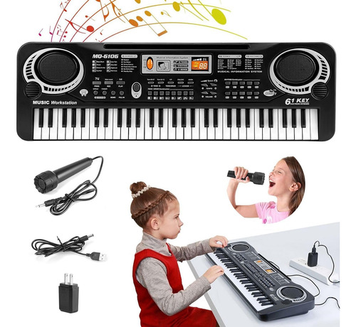 61 Teclados De Piano Digital Teclado Musical Para Niños