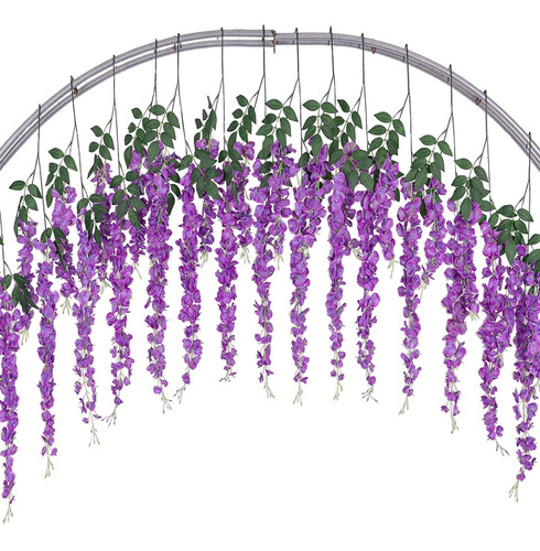 Luyue 3.18 Pies De Seda Artificial Wisteria Vine Ratta Seda 