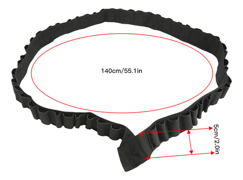 Correa De Cartucho Durable Tactics Para Cinturón, Diseño De