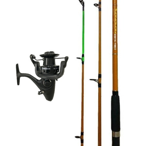 Imagen 1 de 6 de Combo Equipo Conolon Exotic Force 2,40mts + Reel The Beast