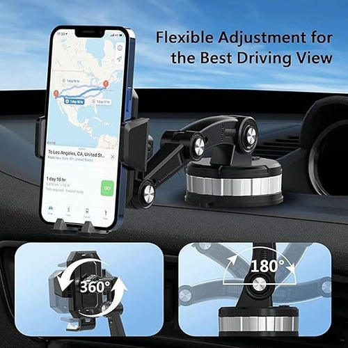 Base Soporte Grande Porta Celular 360 Coche 3en1