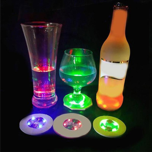 Posavasos Led Paquete De 40 Posavasos Iluminados Con Luces
