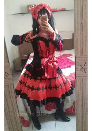 Lolita Dress Cute Anime Cosplay Costume Fancy Lolita Girl