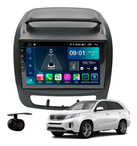 Kit Som Android Multimídia Kia Sorento Android Auto Carplay