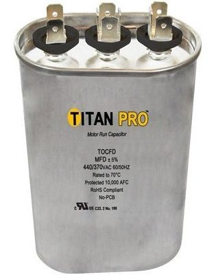 Packard Tocfd Titan Pro Motor Run Condensador Mfd Oval