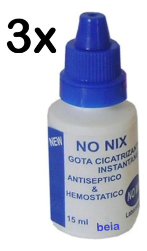 Gotas Cicatrizante Uñas No Nix Anticeptico Manicura 15ml