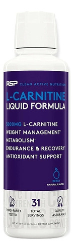 L-carnitine 3000mg - Rsp - 31 Servicios - Berry