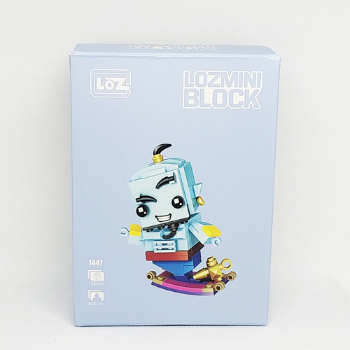 Boneco Em Blocos Disney Genie Brickheadz Loz Mini 1447