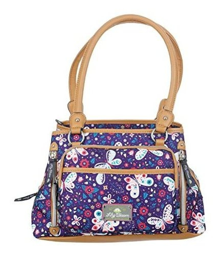 Lily Bloom Maggie Satchel Handbag (eclectic Butterfly Bspjh