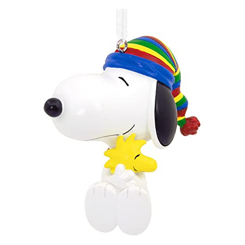 Peanuts Snoopy Abrazando Woodstock Adorno De Navidad