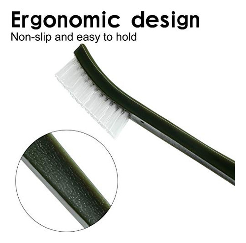 9 Pieces Mini Wire Brush Set Scratch Wire Bristles Brus...