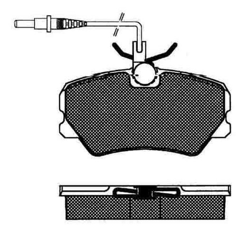 Pastilla De Freno Peugeot --405 Mi 16v 90/94 Delantera
