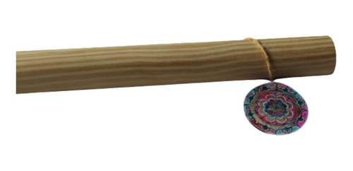 Imagen 5 de 9 de Baston Palo Yoga Pilates Fitness Gym De Madera Maciza 80 Cm