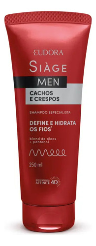 Combo Eudora Siàge Men Cachos E Crespos 5 Itens