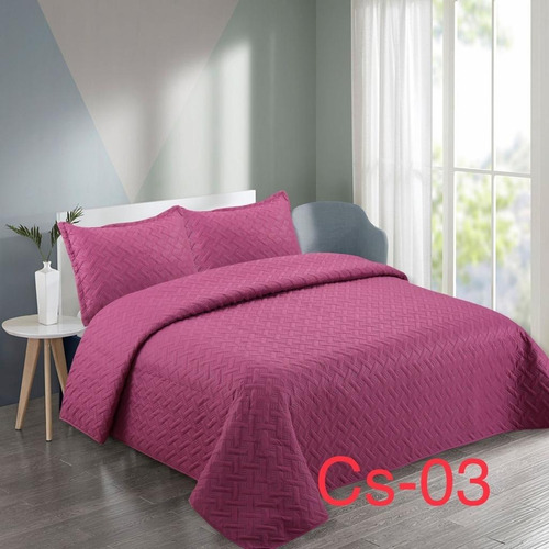 Cubrecama De Verano Quilt Cobertor Unicolor 1.5 Plazas