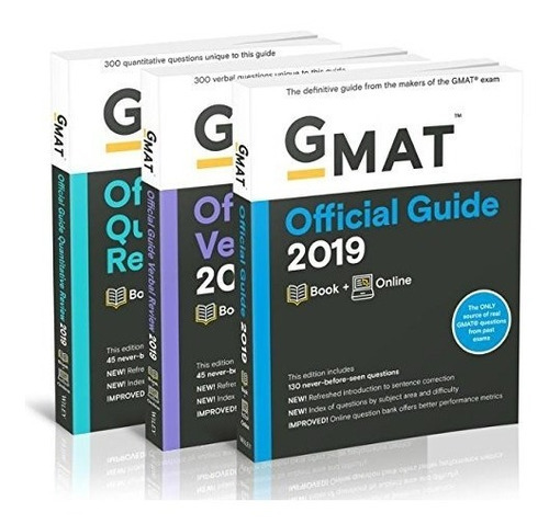 Gmat Official Guide 2019 Bundle: Books + Online, De Gmac (graduate Management Admission Council). Editorial Wiley, Tapa Blanda En Inglés, 2018