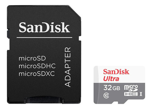 Cartão Microsd Sandisk Ultra 32gb Microsdhc Com Adaptador