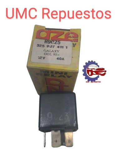 Mini Relay Galaxi Gol 95 12v  40a