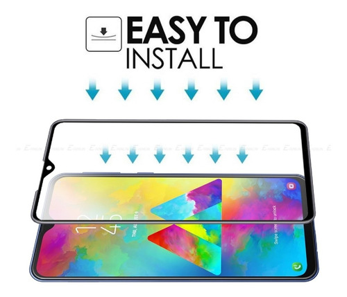 Vidrio Templado Curvo 5d Samsung A10 M10 A10s Full Adhesivo