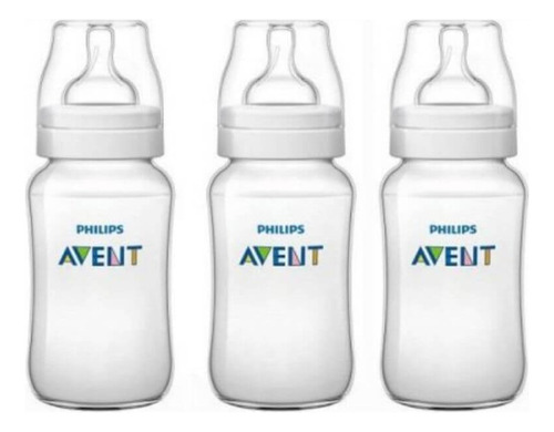 Philips Avent pack mamadeira anti-colic transparente 330ml