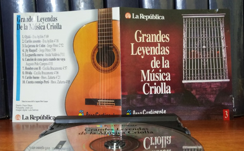 Grandes Leyendas De La Música Criolla Vol 3 1997 Promoway