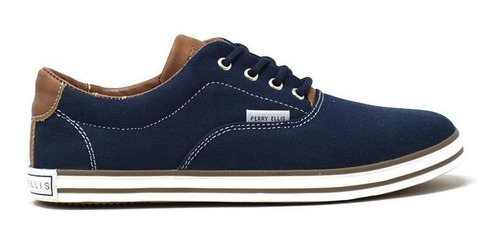 Zapato Perry Ellis - 91327 - Azul Marino