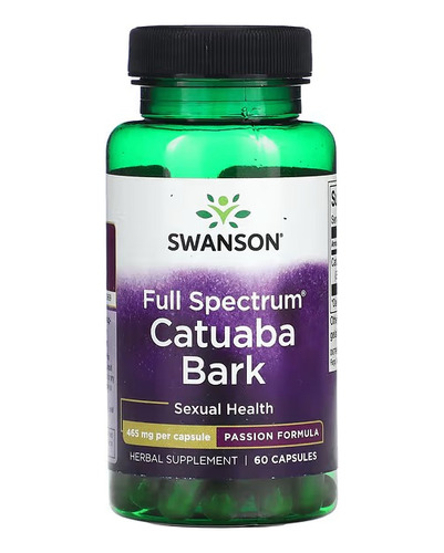 Swanson Catuaba Bark 465 Mg 60 Capsules Sfn