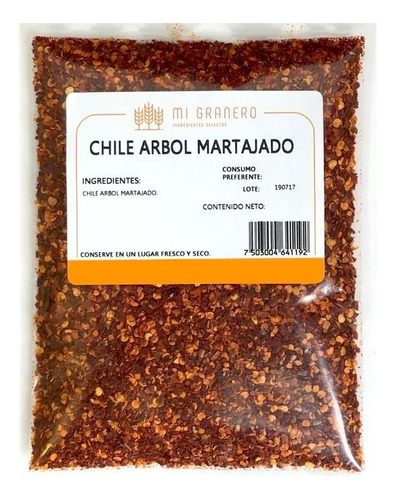 Chile Árbol Martajado  500 Gramos