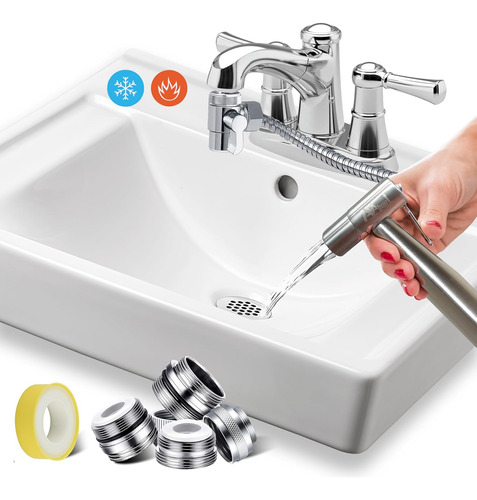 ® Grifo De Lavabo Bidé De Mano Pulverizador Inodoro I...