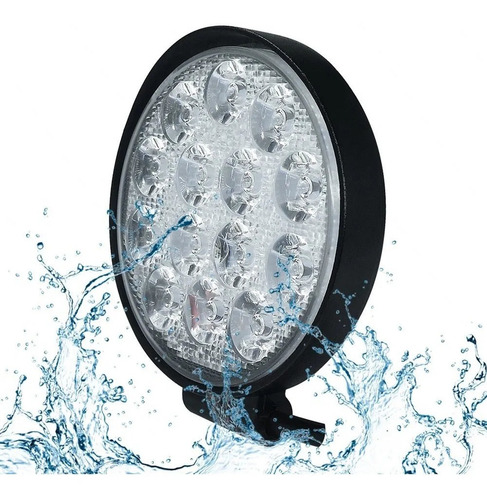 Par Farol De Milha Led 42w 12v A 80v 6000k Carros Caminhões