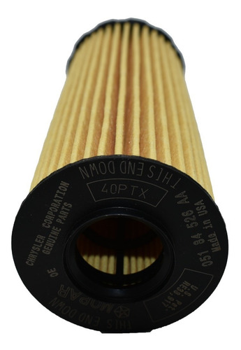 Imagen 2 de 5 de Filtro De Aceite Mopar Original Jeep Wrangler 3.6l 2012-2013