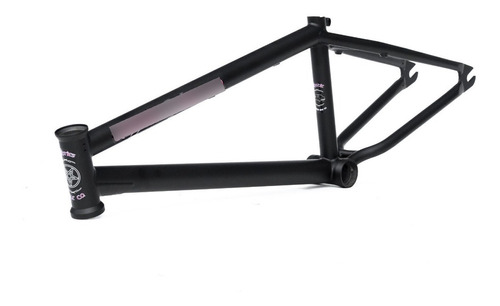 Cuadro Bmx Eighties Roadie Profesional ¡full Cromo! Negro 