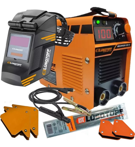 Soldadora Inverter Lusqtoff Mma-tig Iron100+masc+elect+escua