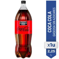 Comprar Coca Cola Sin Azucar 2,25 Litros Gaseosa 01almacen