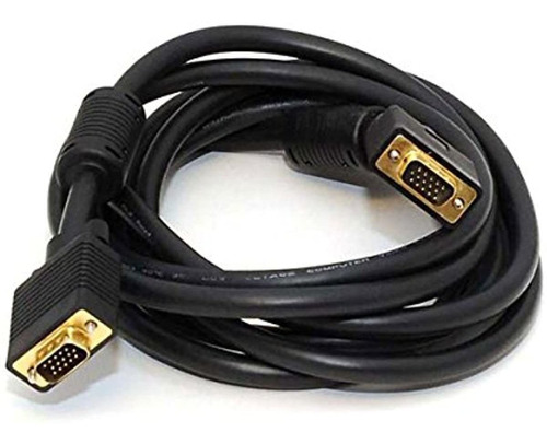 Monoprice 10 Ft Super Vga Svga M / M Cable De Monitor Con Fe