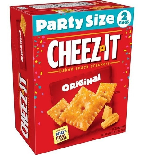 Cheez-it Baked Original Cheese Crackers 793 Gr 2 Pack