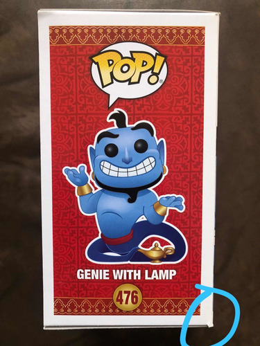 Genie With Lamp - Aladdin # 476 Funko Pop! Diamond +7