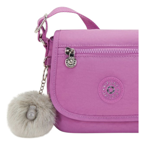 Bolsa Kipling Shoulder Gipsie Gg Playfull Pink