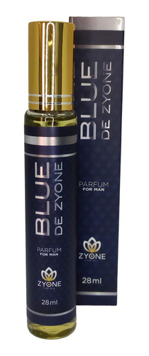 Zyone Blue Perfume Masculino 28ml Original Fixação Incomparável Eau De Parfum