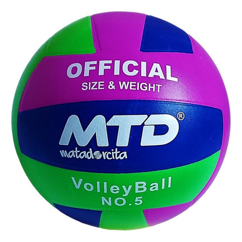 Pelota Balón Vóley Voleibol Mtd Goma N.º5 