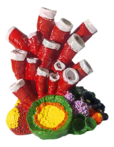 Adorno De Coral De Burbujas, Diseño De Paisaje De Rojo