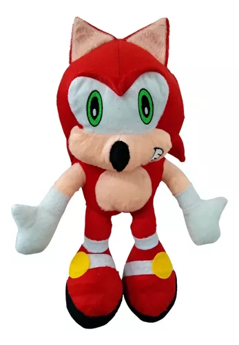 Boneco Pelúcia Sonic Grande 50cm Lançamento Vermelho Lindo