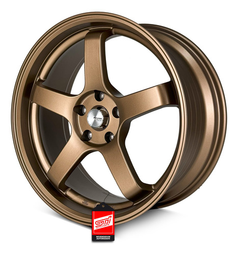 Par Roda Advan Aro 19x9.5 5x114 Offset 40 Bronze