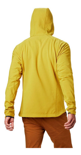 Imagen 4 de 5 de Campera Mountain Hardwear Keele Hoody Softshel Hombre (dark