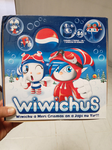 Wiwichus Pepsi En Su Caja Totalmente Sellados De Colección