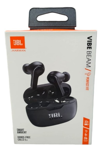 Audífono Jbl Vibe Beam Perfect Fit Wireless - Negro